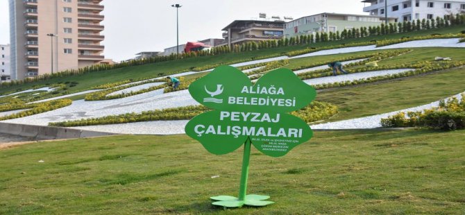 Aliağa 2020 Yılında Yüz Bin Metrekare Yeşil Alan Kazandı