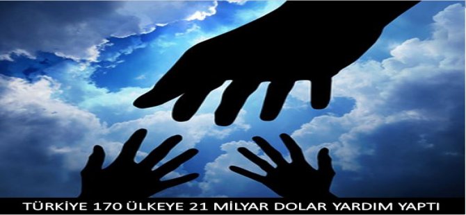 Türkiye 170 Ülkeye 21 Milyar Dolar Yardım Yaptı