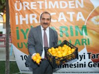 Satsuma mandalina yüklü TIR’lar ihracata yolcu edildi