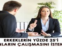 Erkeklerin Yüzde 25’i Kadınların Çalışmasını İstemiyor